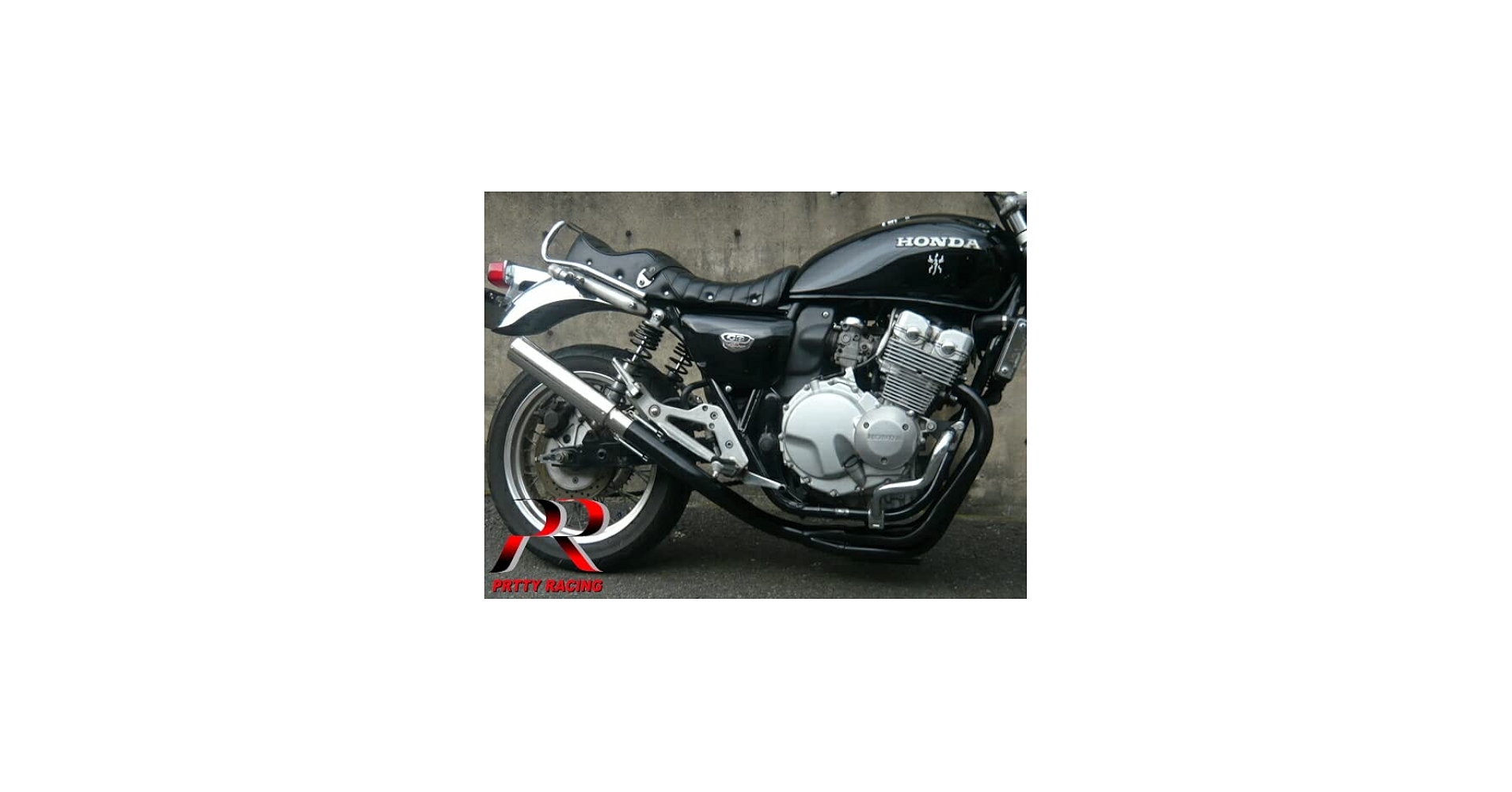 Amazon | CB400FOUR NC36 4-1管 アルミサイレンサー タイプ2 50.8π 黒