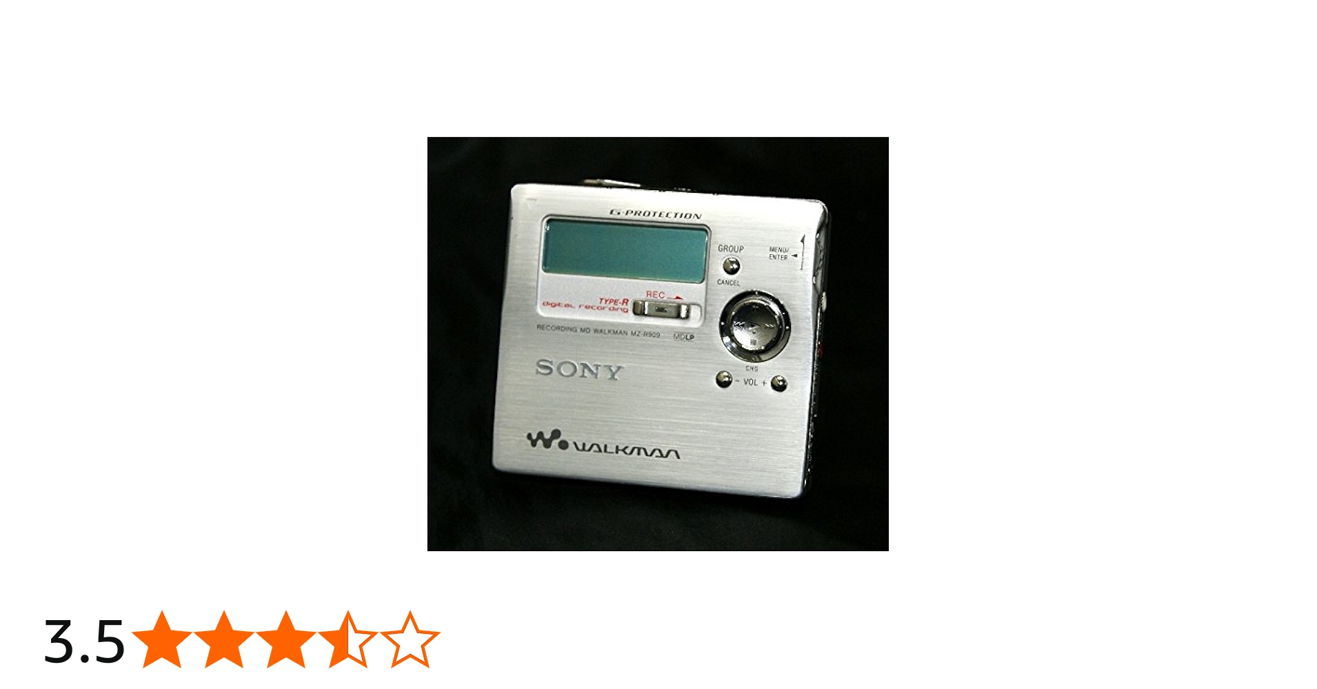 SONY MZ-R909 MD WALKMAN ソニーMDウォークマン シルバー SONY MZ-R909