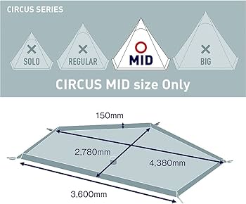 Amazon | テンマクデザイン サーカスTC MID グランドシート ハーフ