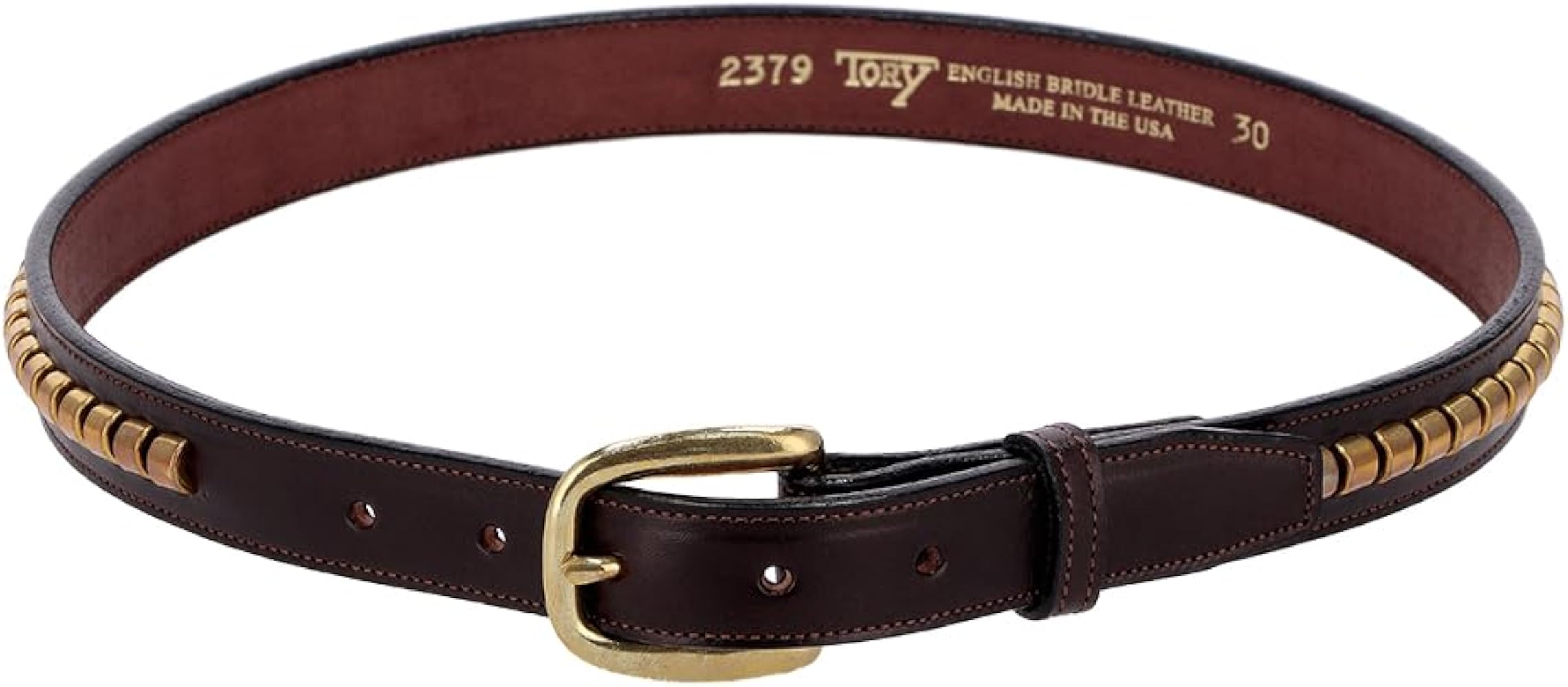 Amazon.co.jp: [Tory Leather] トリーレザー Clincher Belt Studded