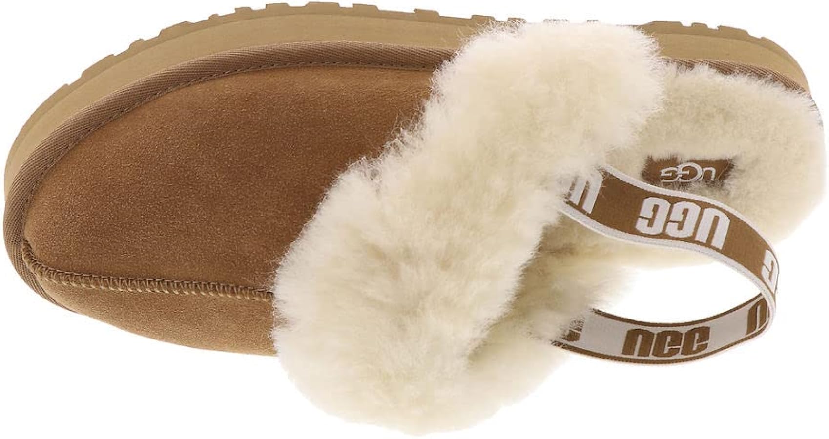 Amazon.com | UGG Unisex-Child Funkette Slipper, Chestnut, 6 | Slippers