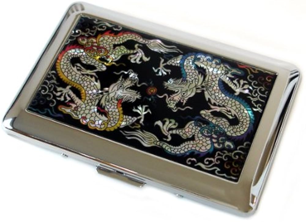 Amazon.co.jp: 螺鈿細工 龍・ドラゴンデザイン ステンレススチール