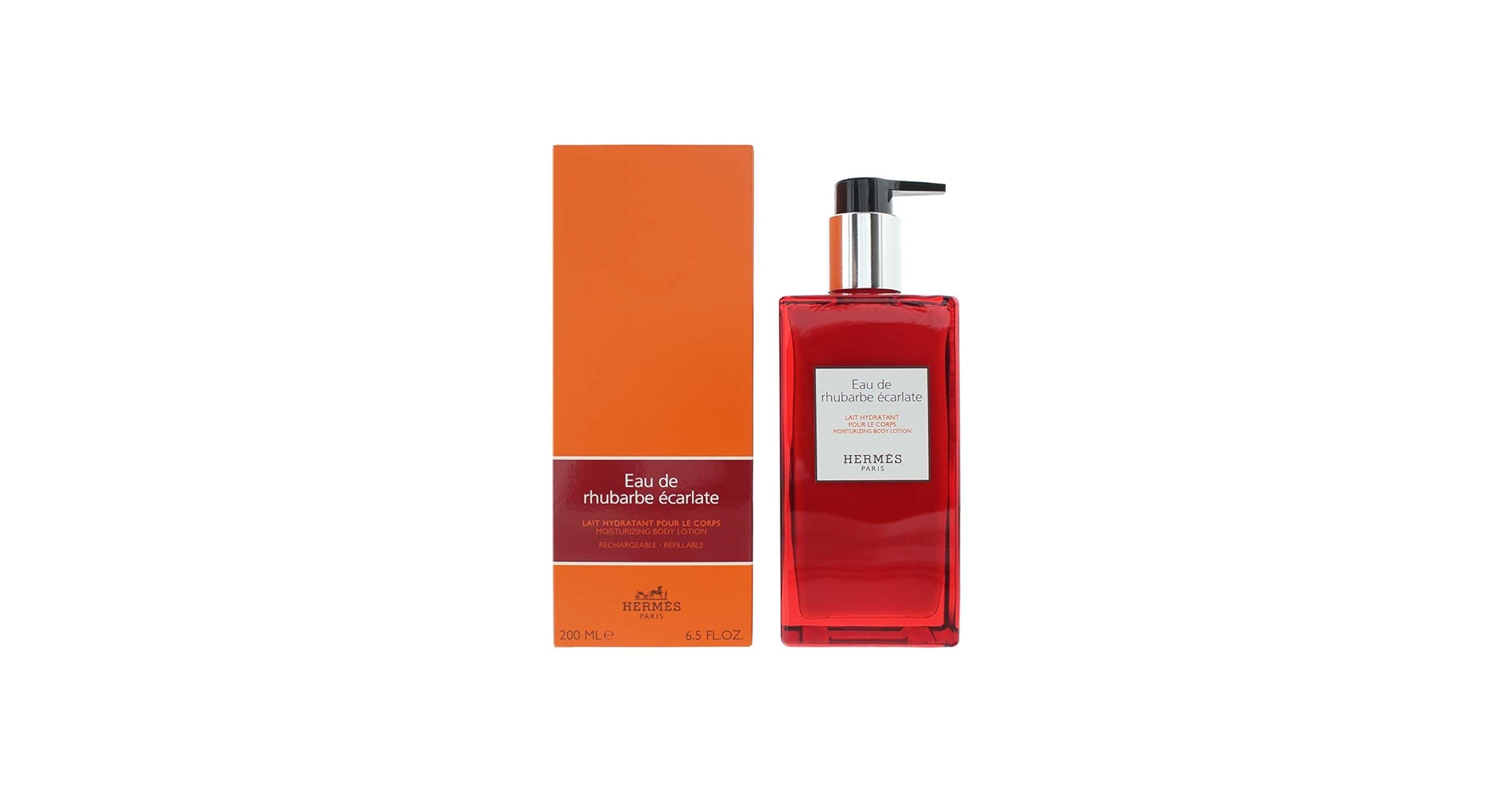 Amazon.com : Hermes Eau De Rhubarbe Écarlate Refillable