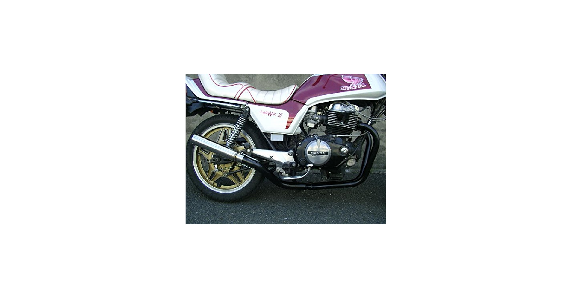 Amazon | PRETTY RACING製 CB250N CB400N ホーク3 2-1管 50.8π