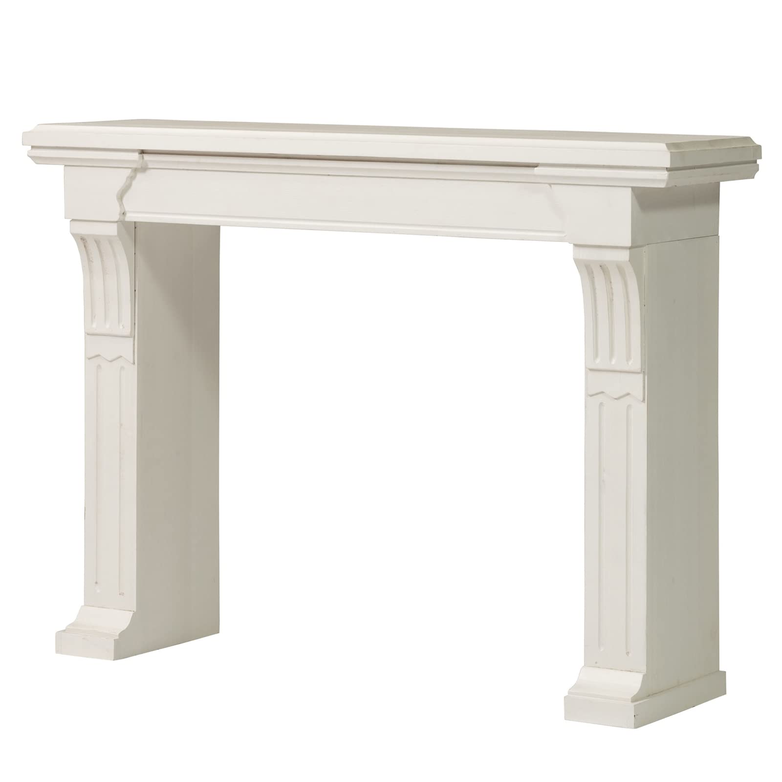 Amazon｜マントルピース ホワイト 韓国風 アンティーク風 シャビー