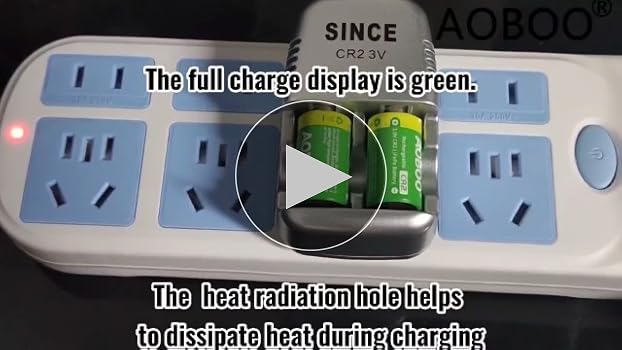 Amazon.com: 4PCS 3volt 300 mAh CR2 15270 Battery + Chargerl Rapid