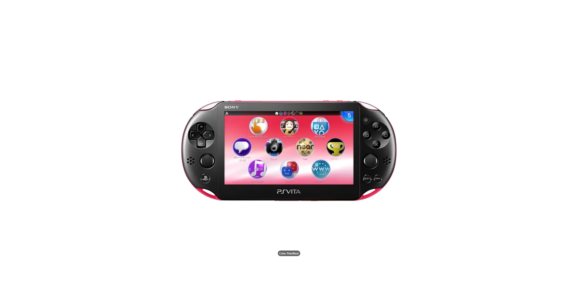 PS VITA ピンク／ブラック 32GBメモリ、GE2RB付き PS VITA ピンク