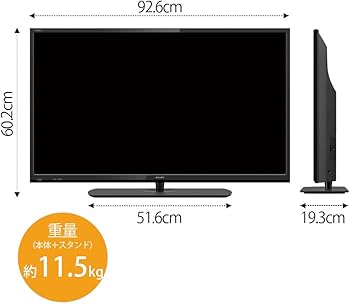 Amazon | シャープ 40V型 AQUOS フルハイビジョン 液晶テレビ 2T