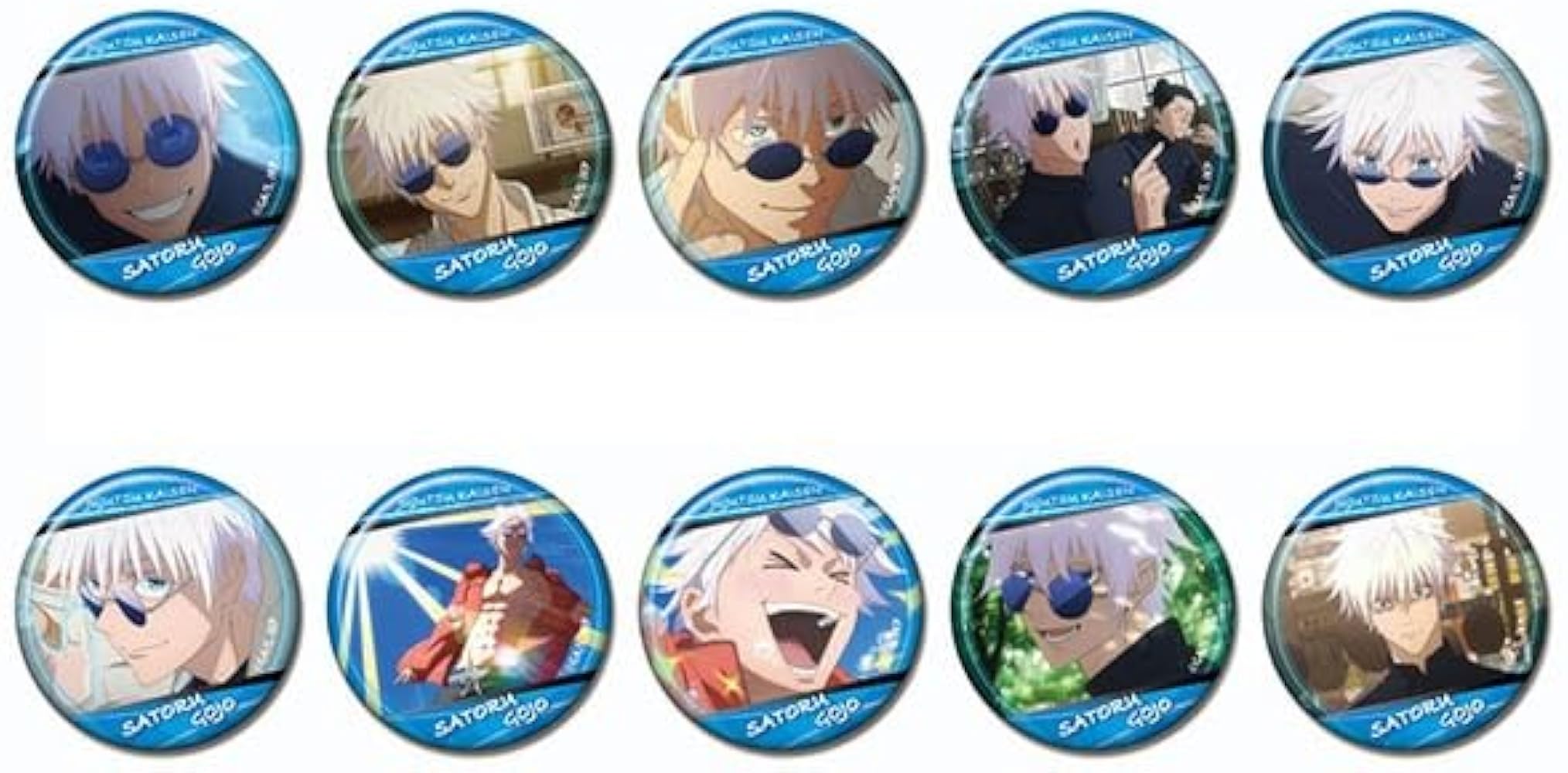 Amazon.co.jp: 呪術廻戦 懐玉・玉折 CANバッジ 五条 悟BOX 10個入り