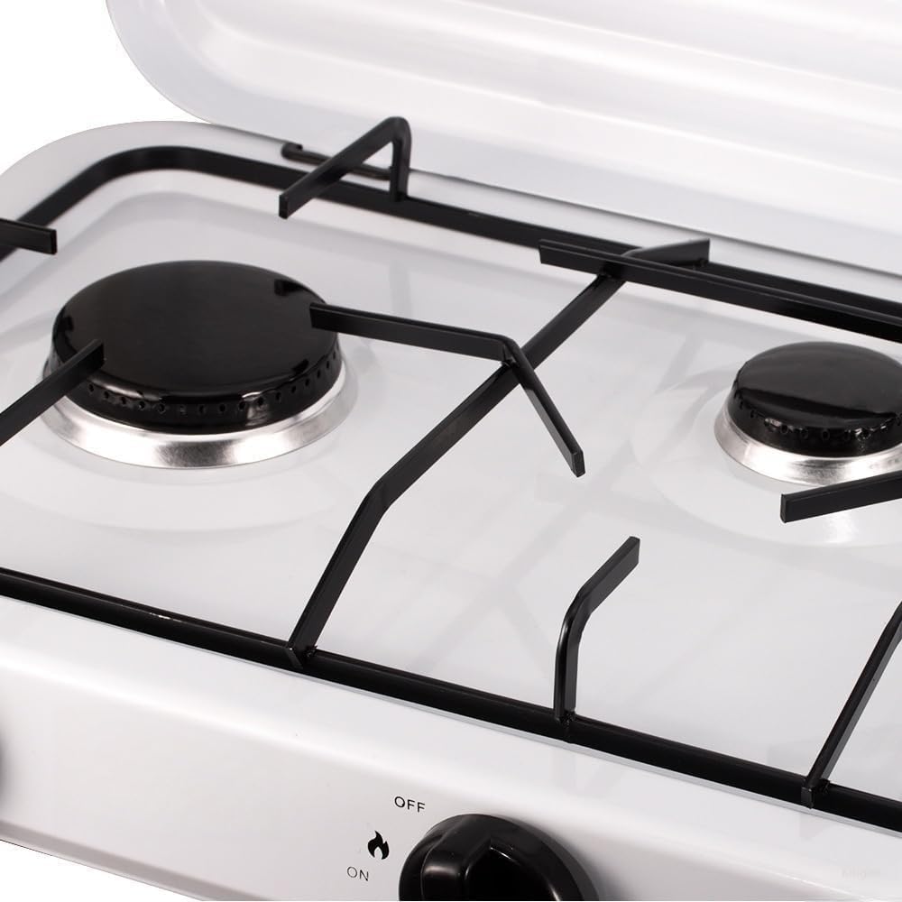 Amazon.co.jp: ガスコンロ2口 卓上/埋め込み両用 ダブルアルミバーナー