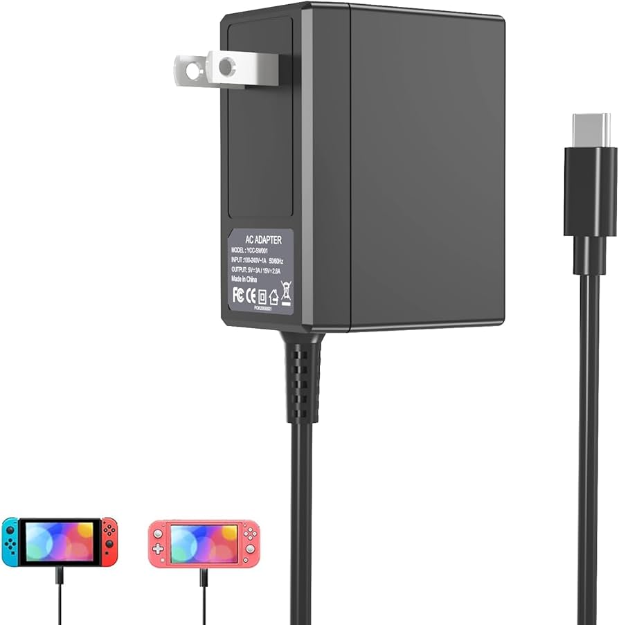 Amazon.com: VGAME Switch Charger for Nintendo Switch/Switch OLED