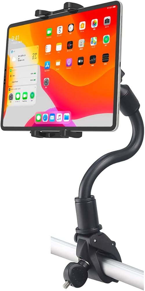Amazon.co.jp: woleyi フィットネスバイク タブレット ホルダー アーム