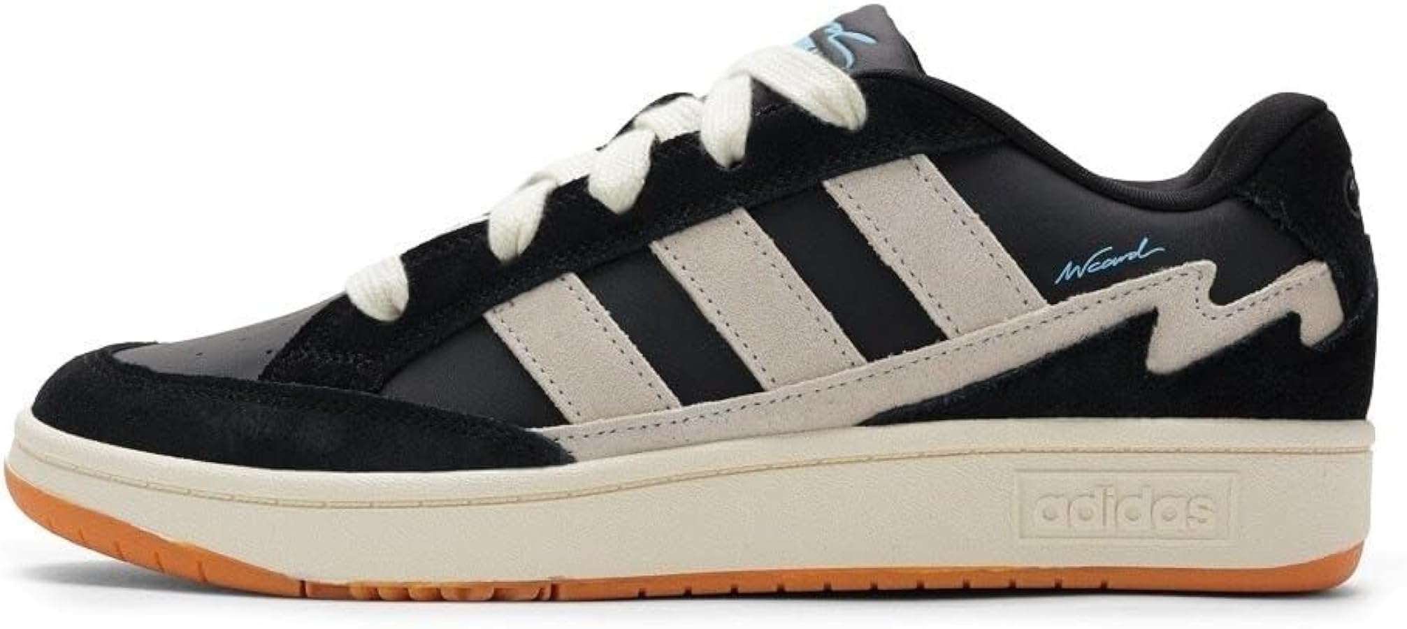 Amazon | [アディダス] WCARD ADV U ブラック×ホワイト 25.5 | スニーカー