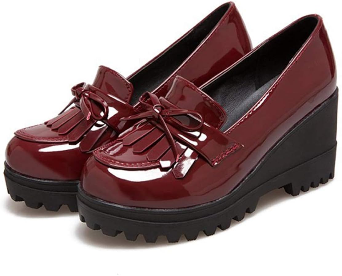 Amazon | [KANNA] タッセル付き フリンジ ローファー おしゃれ 痛く