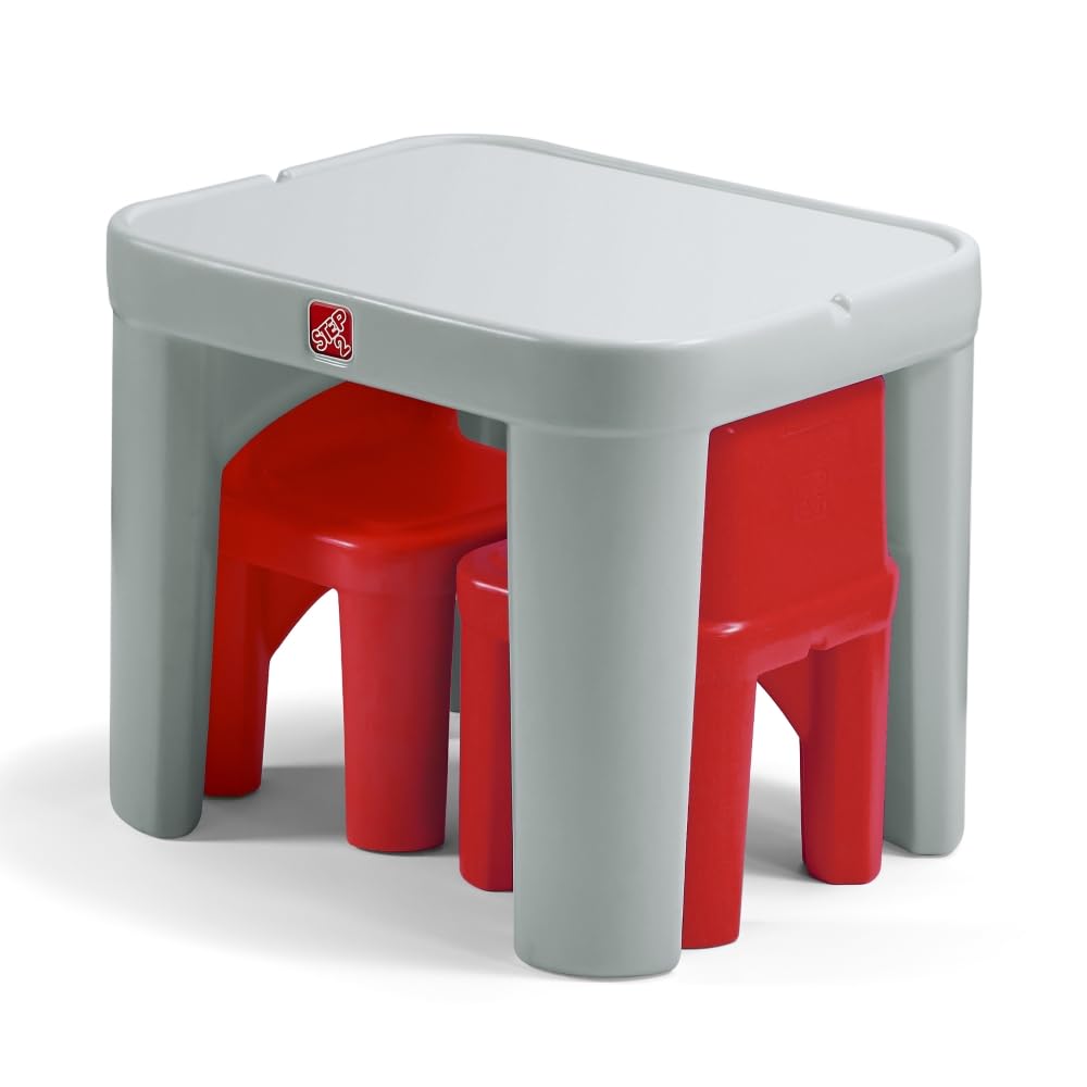 Amazon.com: Step2 Mighty My Size Kids Table & Chair Set, Playroom