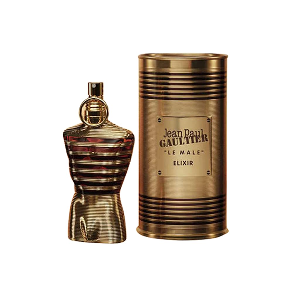 Amazon | Jean Paul Gaultier Le Male Elixir Parfum, 75 ml (Pack of