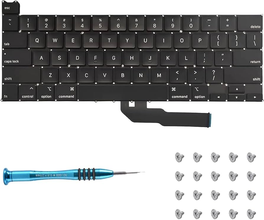 Amazon.com: Willhom US Keyboard with Screws and Screwdriver Kit