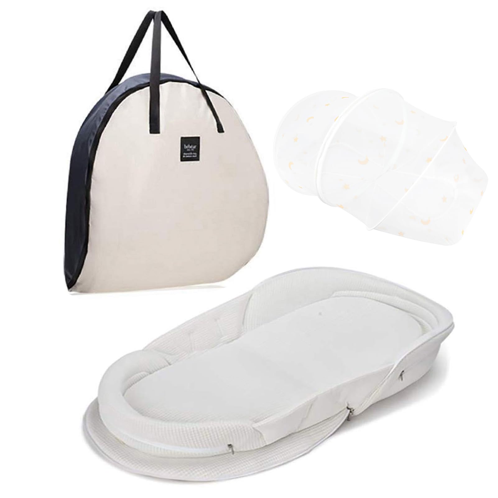 Amazon.co.jp: 【ベビーアムール】 Bebamour ベビーベッド 折りたたみ