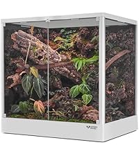 Amazon | ADVINCI 爬虫類飼育ケージ 60×45×60cm 162L 強化ガラス完全