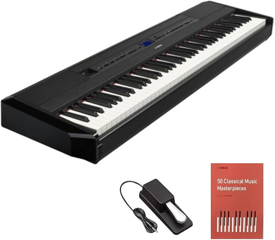 Amazon | ヤマハ 電子ピアノ P-525B Pシリーズ 88鍵盤 木製鍵盤 本格的