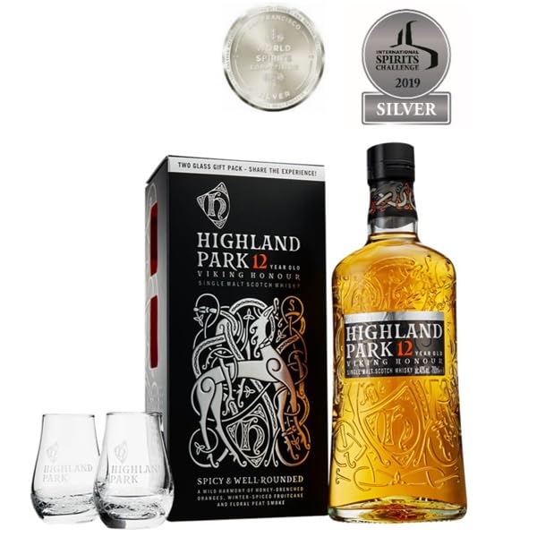 Amazon.co.jp: ハイランドパーク 12年 40% 700ml グラスセット正規