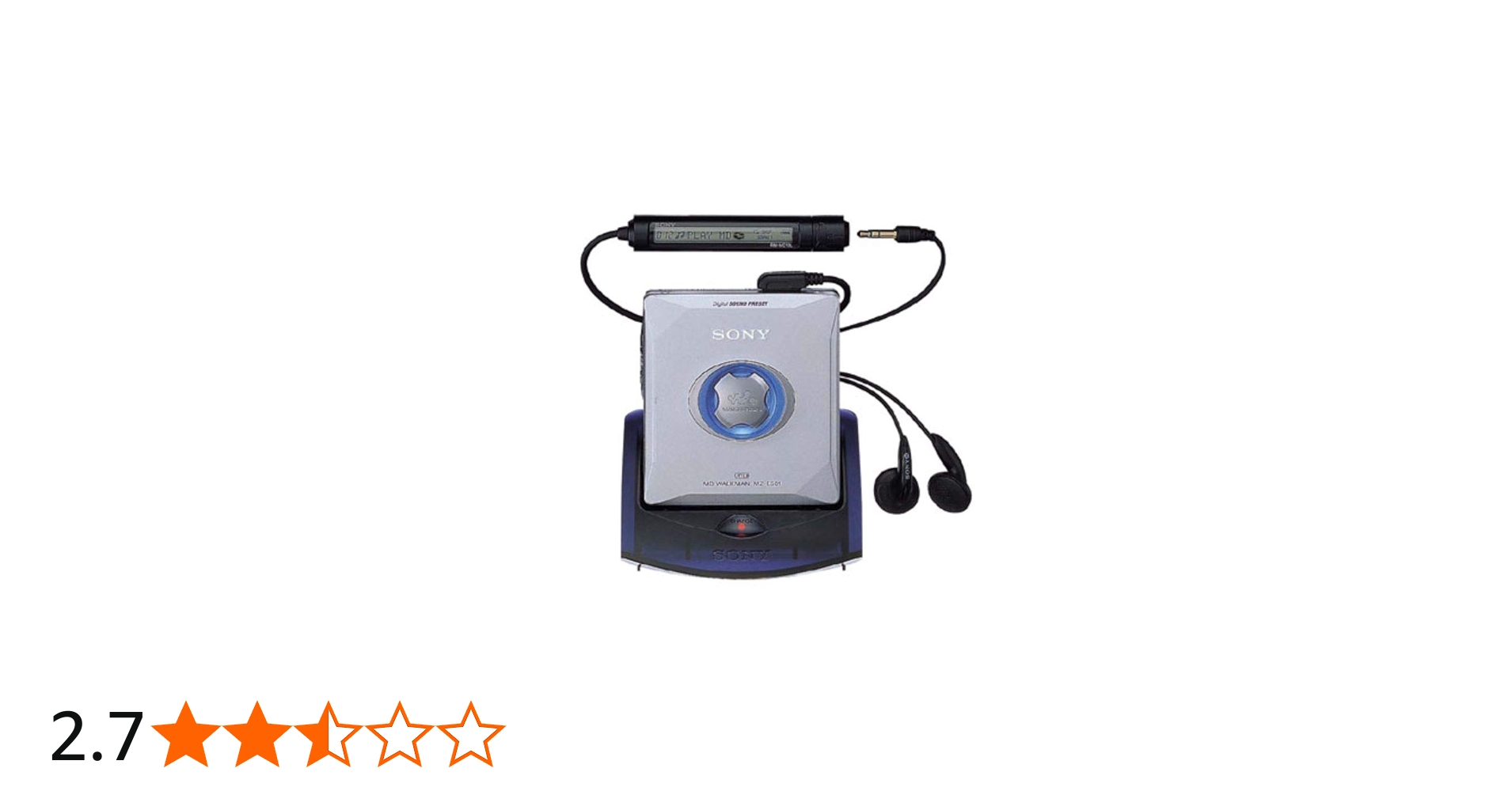 Amazon | SONY MDウォークマン MDLP対応 MZ-E501-S シルバー | Sony