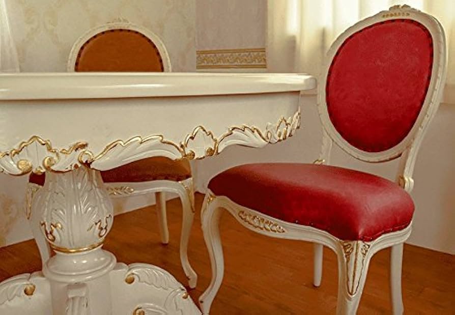 Amazon｜輸入家具 アンティーク家具 ロココ調家具 白家具 ダイニング