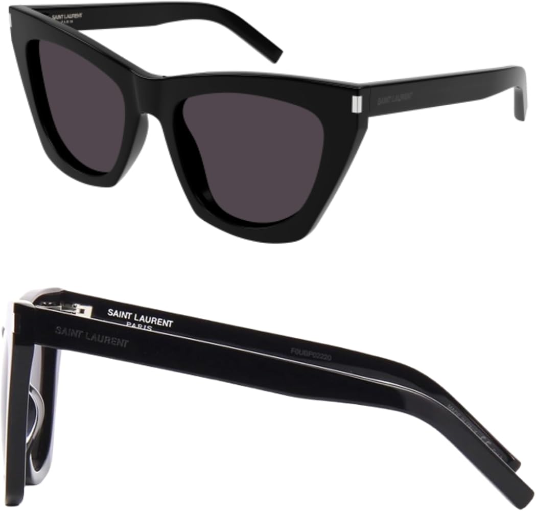 Amazon.com: SAINT LAURENT SL 214 KATE Cat-Eye Shape Sunglasses