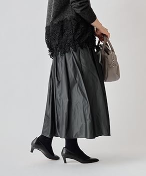Amazon.co.jp: [BEARDSLEY] [ビアズリー] タフタギャザースカート