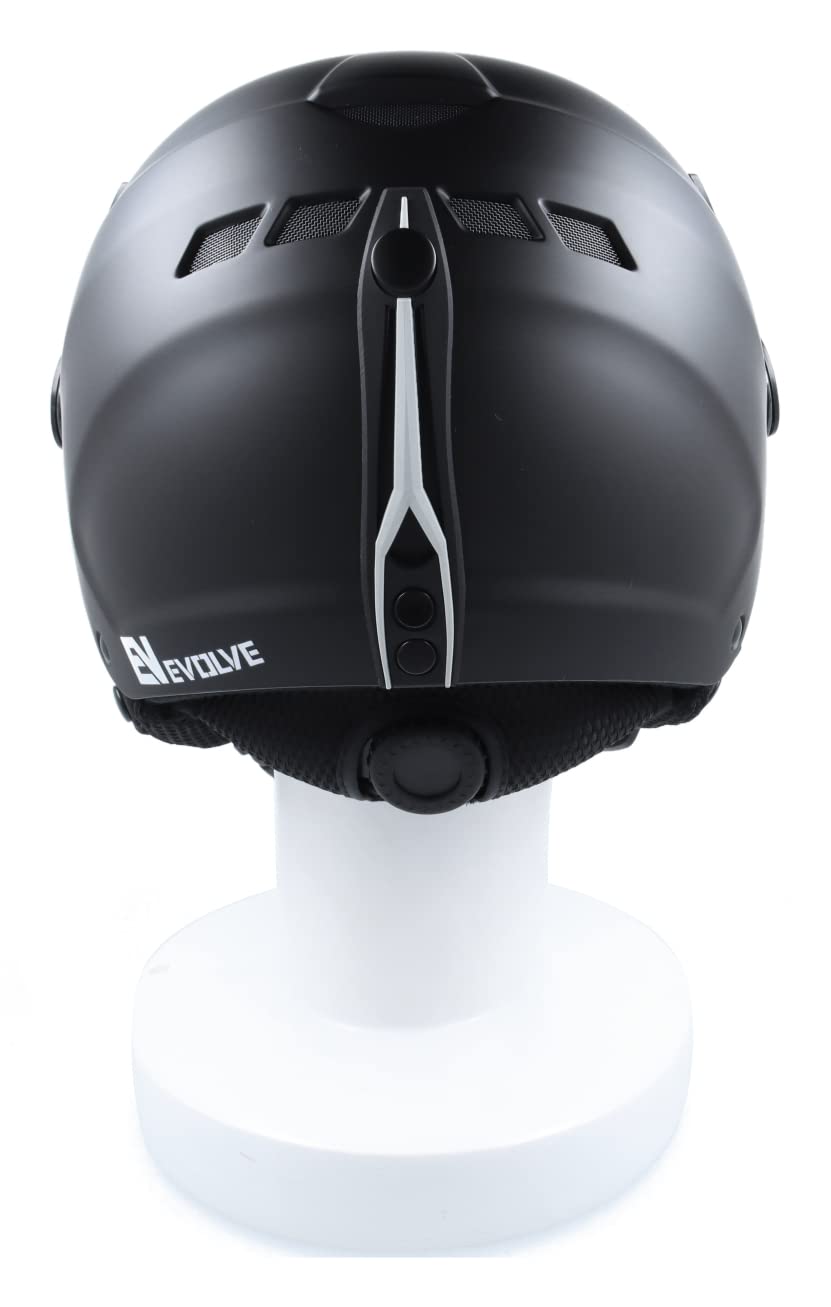 Amazon | バイザー付き ヘルメット スキー スノーボード スノボ