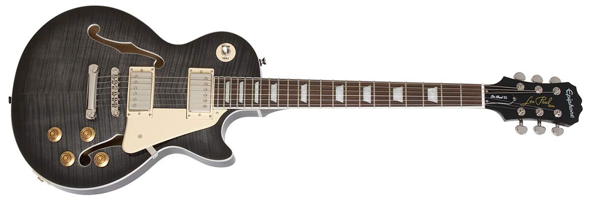 Amazon | Epiphone Les Paul ES PRO Trans Black エレキギター 初心者