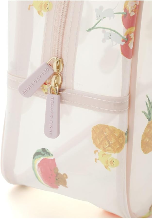 Amazon | [ジェラート ピケ] KIDSフルーツアニマル柄PVCバッグ