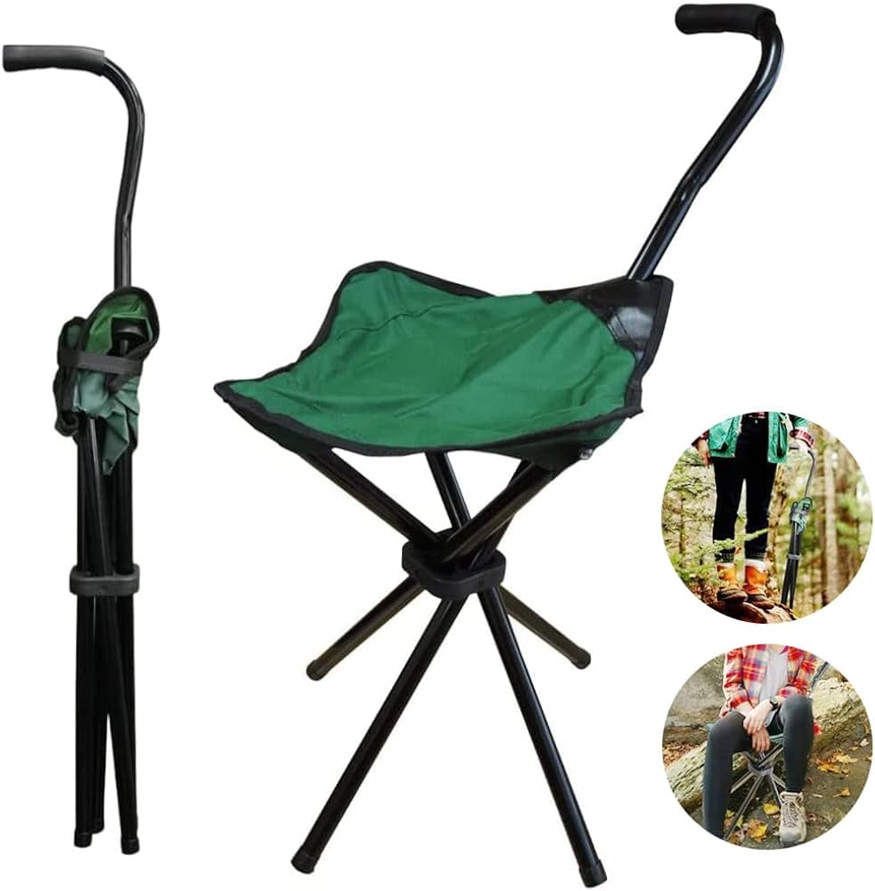 Amazon.co.jp: iimono117 ステッキチェア 折り畳み杖 椅子になる杖 杖