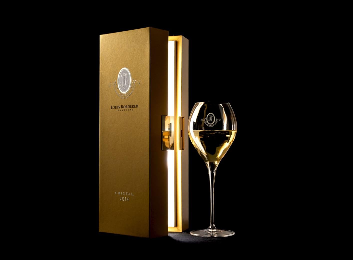 Amazon.co.jp: ルイ・ロデレール クリスタル・ボックス 瓶 750ml