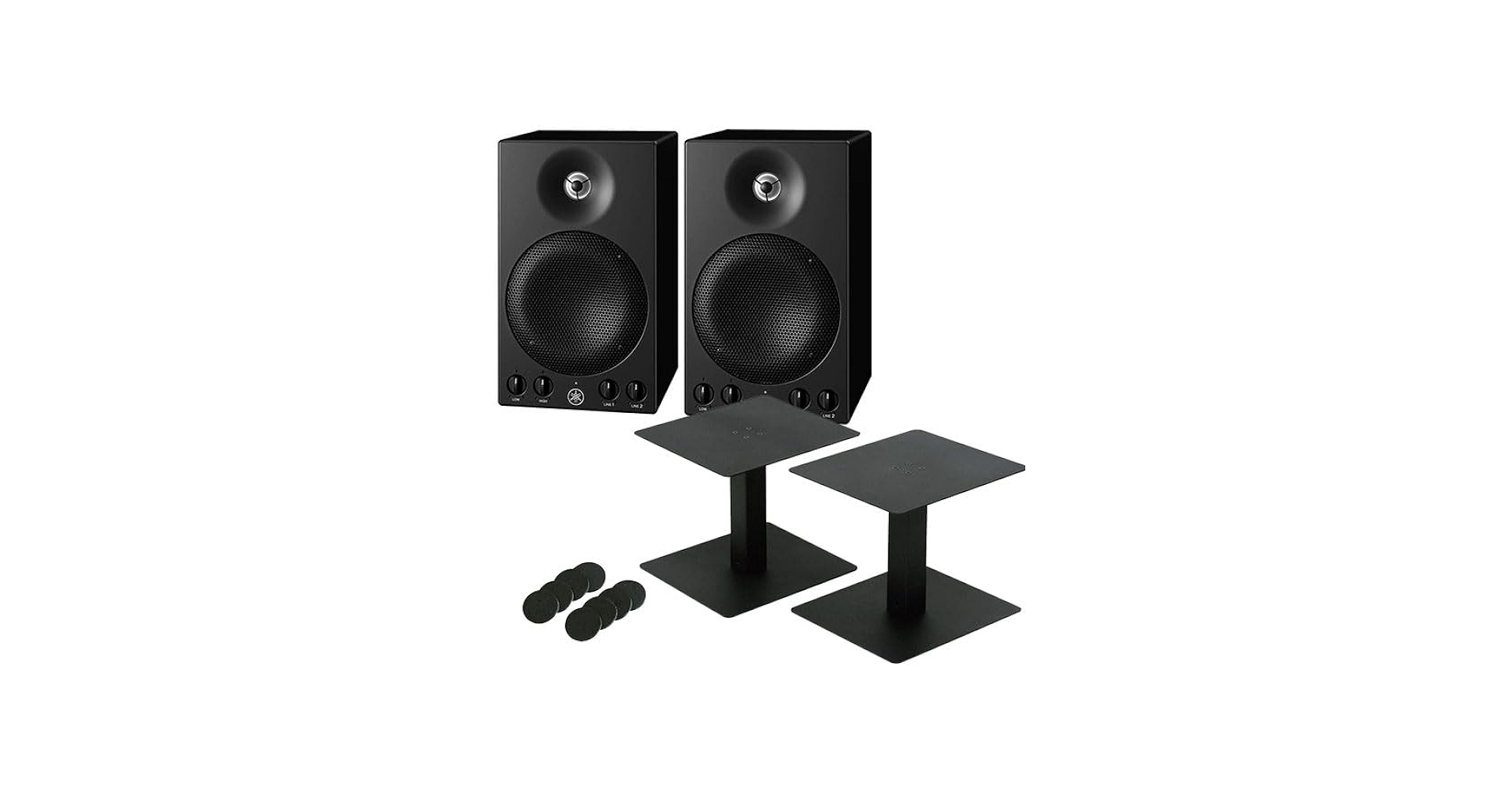Amazon | YAMAHA パワードスタジオモニター MSP3A（ペア）+ スタンド