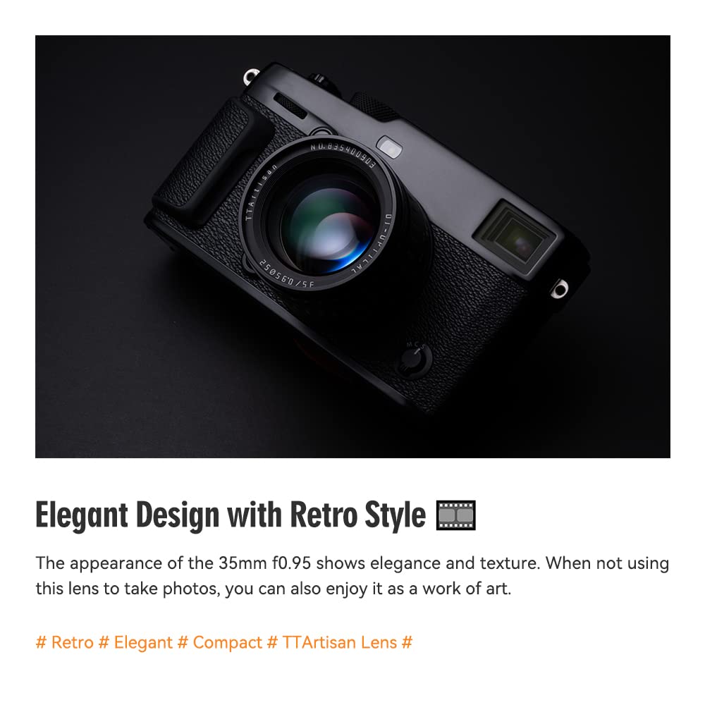 Amazon.com : TTArtisan 35mm F0.95 APS-C Large Aperture Manual