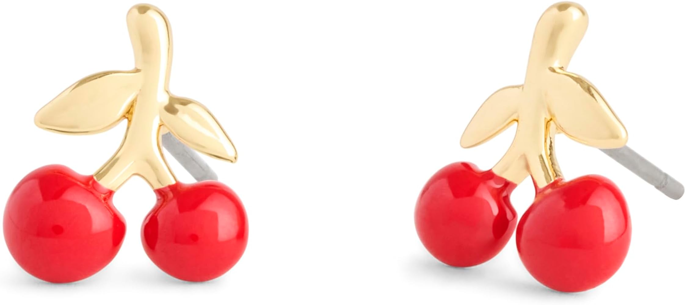 Amazon.com: COACH Women's Vintage Charms Cherry Stud Earrings