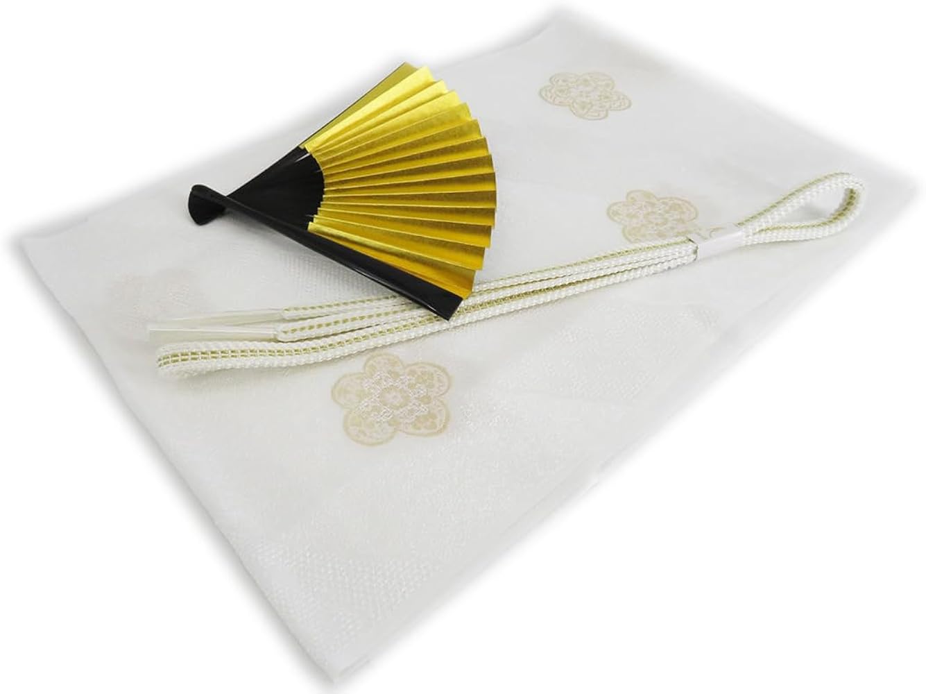 Amazon | 帯揚げ 帯締め 末広3点セット 結婚式用 留袖用セット