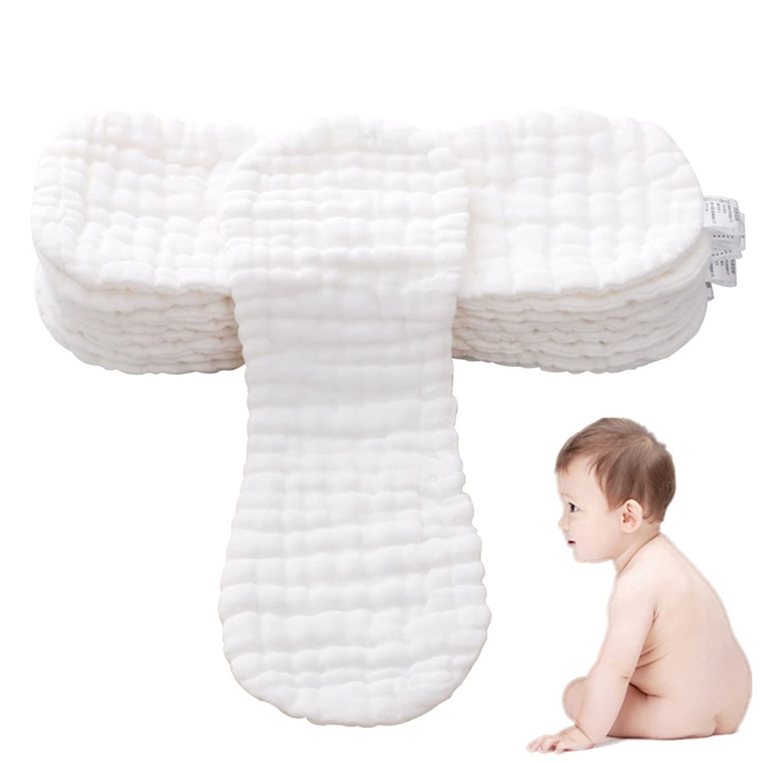 Amazon.co.jp: 布おむつ 成形おむつ 赤ちゃん用 無添加コットン100