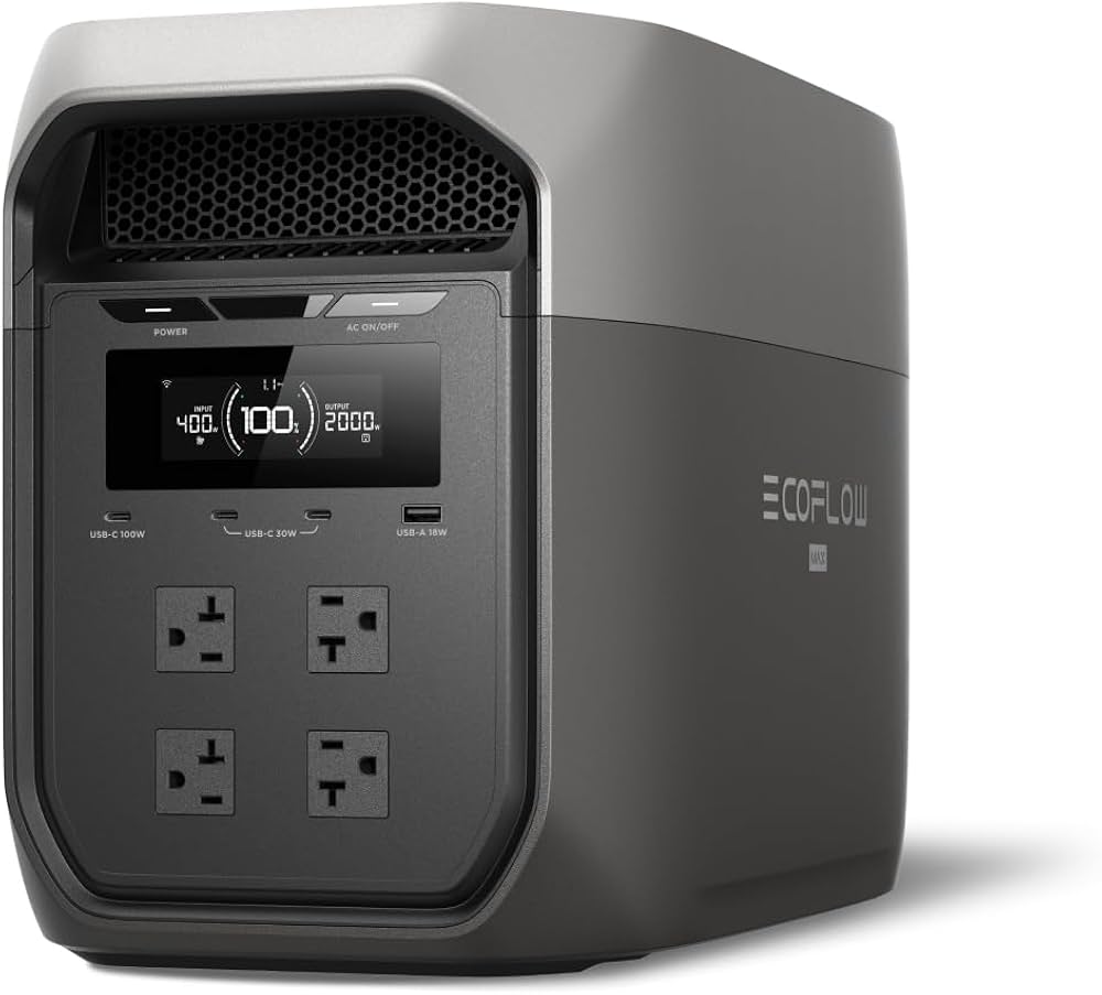 Amazon.co.jp: EcoFlow ポータブル電源 DELTA 3 Max 2048Wh 大容量