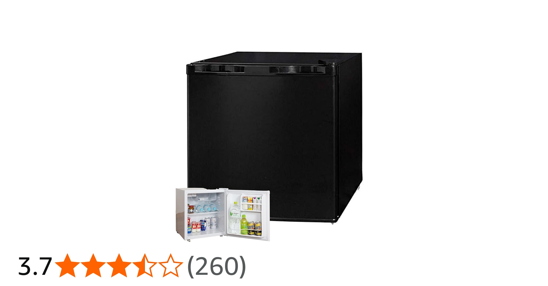 Amazon | iimono117 小型冷蔵庫 46L 両開き 製氷室付き 1ドア 右開き