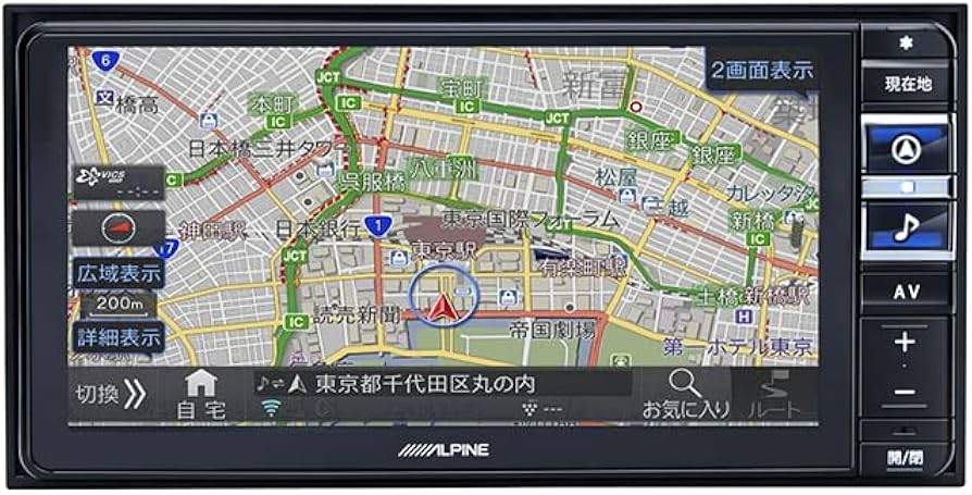 Amazon | アルパイン(ALPINE) 7インチワイドカーナビ 7WNX2(200mm 2DIN