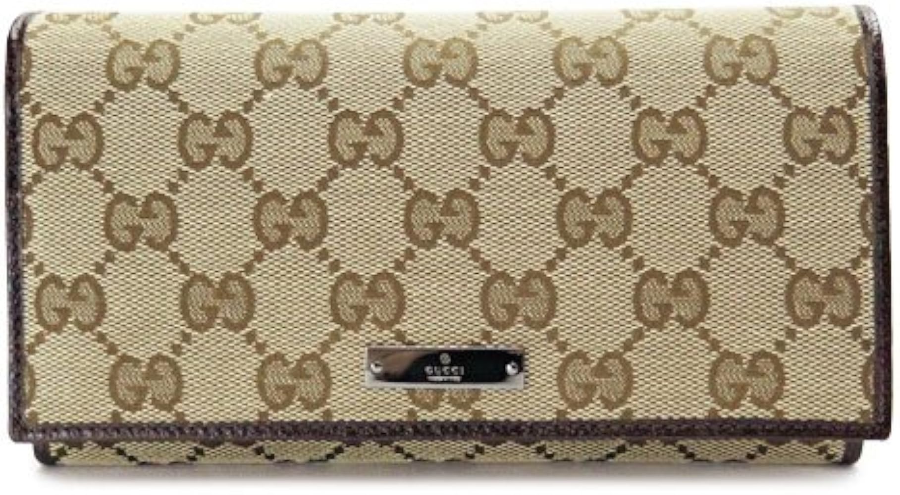 Amazon | (グッチ) GUCCI METAL BAR メタルバー 長財布 GGキャンバス