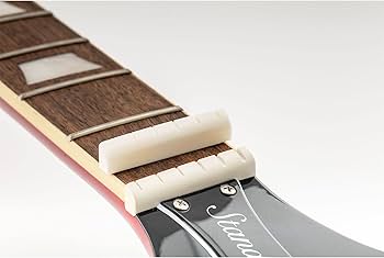 Amazon | Musiclily Pro 44mm 弦溝加工済み牛骨ナットボーンナット G