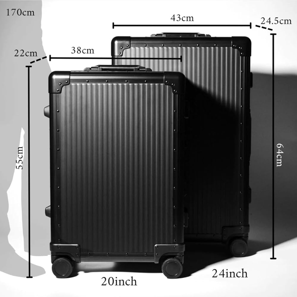 Amazon | [aucentic] アウトレット品 フルアルミニウムスーツケース