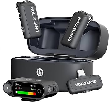 Amazon.com: Hollyland Lark MAX 2 Wireless Lavalier Microphone for
