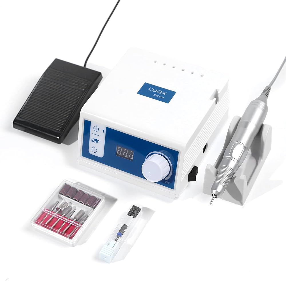 Amazon.com: L'UGX Professional Nail Drill, 45000RPM Brushless