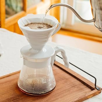 Amazon｜HARIO(ハリオ) V60コーヒーサーバー02 セット ペールグレー 1