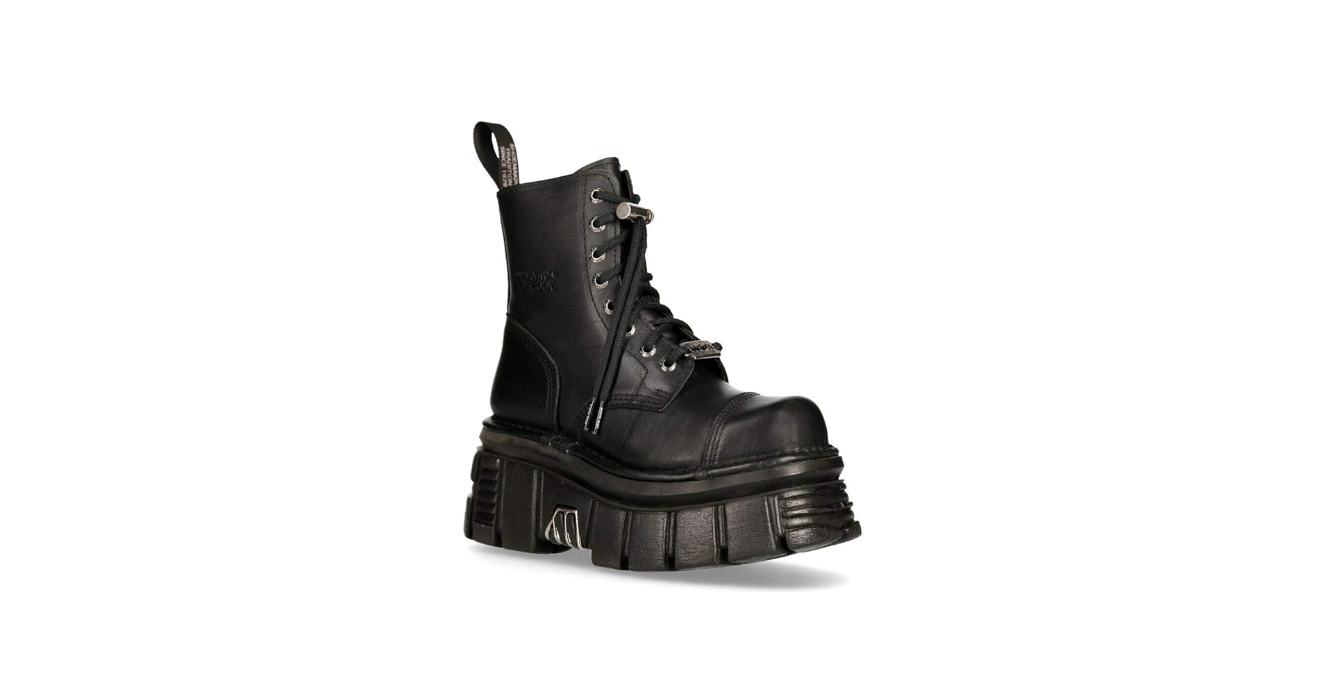 Amazon.com | New Rock M-NEWMILI083-S21 Men's Metallic Combat Boots