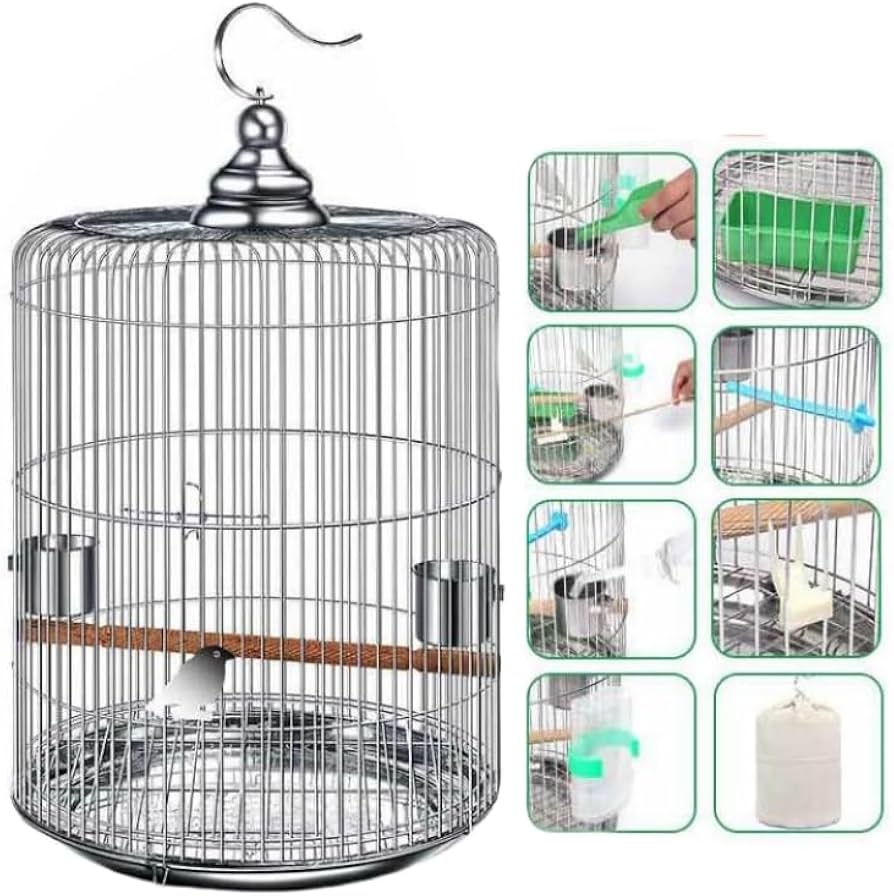 Amazon.co.jp: 鳥籠 大型 鳥かご・ケージ バード用品 ステンレス素材